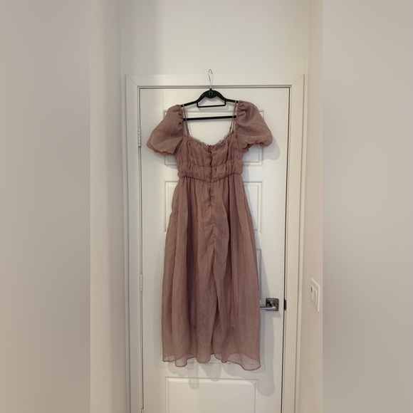 Reformation Mayme Dress Soft Pink - Size 8 - Picture 4 of 6